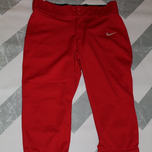 red nike softball pants
